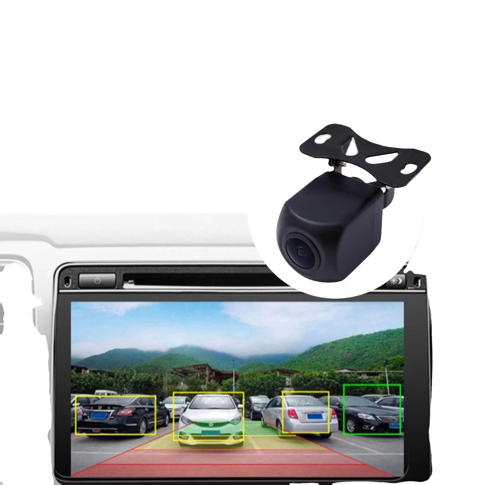 NEW AI Intelligent Reverse Camera 720P Night VisionBackup Camera Waterproof Rear View for Old Car DVD