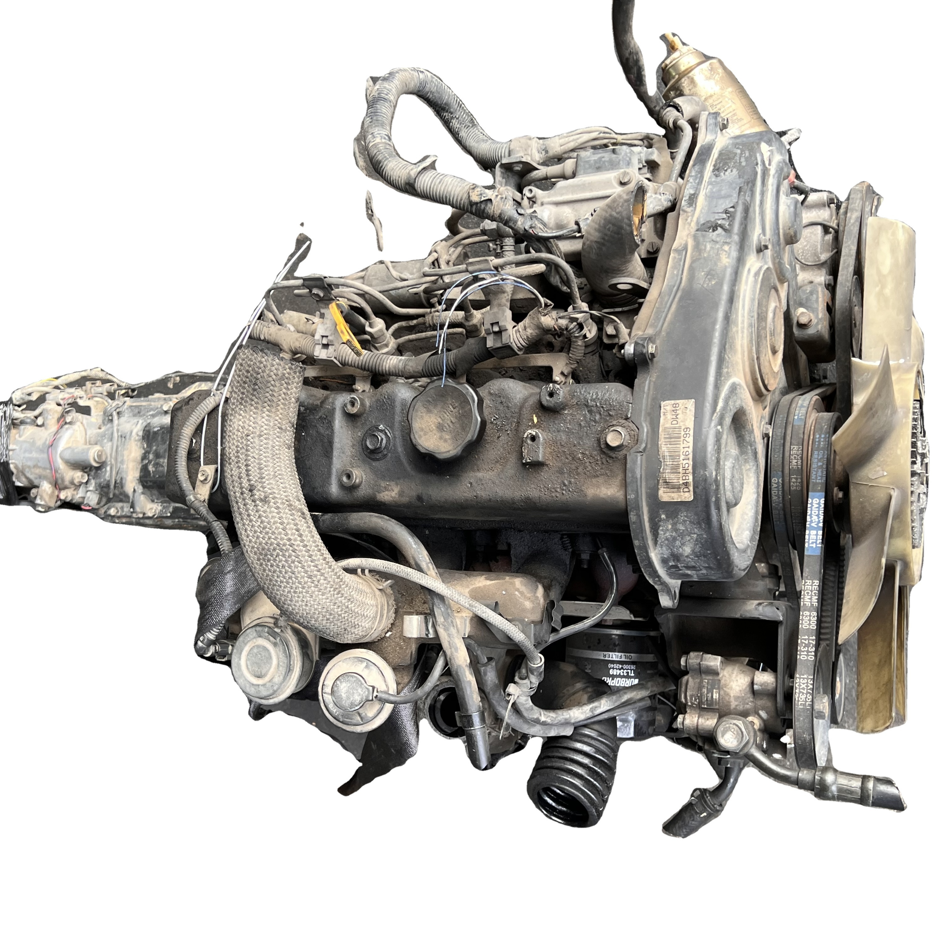 Factory Price Used Diesel Engine 4D56 D4BH With Gearbox Transmission For Hyundai For Mitsubishi L200 PICKUP